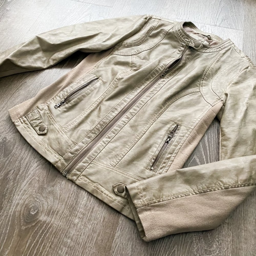 Women's Sebby Collection Faux Leather Jacket